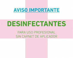 Conoce los desinfectantes Nítida para uso profesional y sin certificado de aplicador